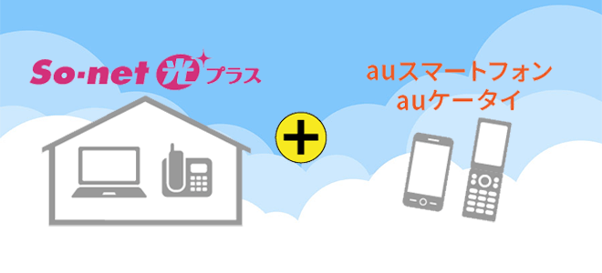 So-net光プラスはauスマートバリューが使える