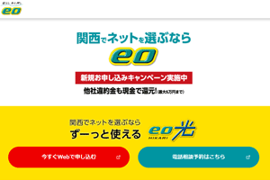 eo光のWebサイト