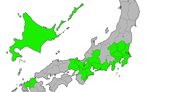 NURO光の提供エリア