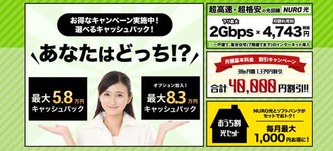 フルマークスは最大58,000円キャッシュバック