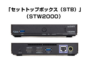 auひかりテレビのチューナー、セットトップボックス