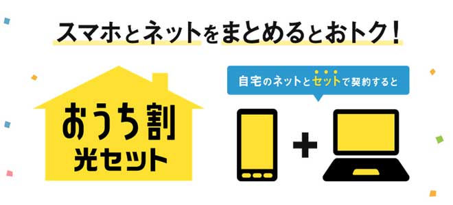 ソフトバンク光のセット割「おうち割光セット」でスマホ代がお得に